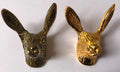 Antique Brass Rabbit Knob, Animal Cabinet Pull