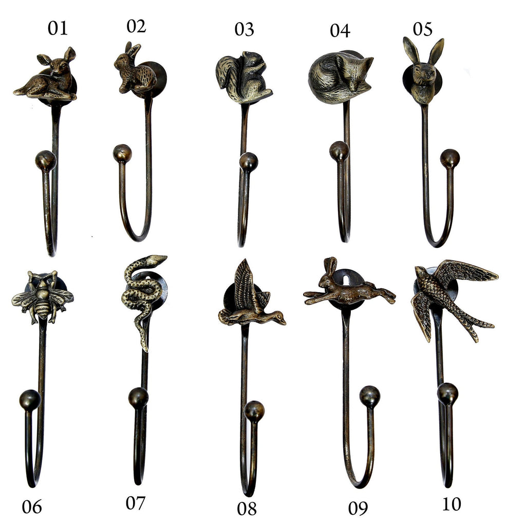 Animal Wall Hooks, Decorative Wall Hook for Kids Room