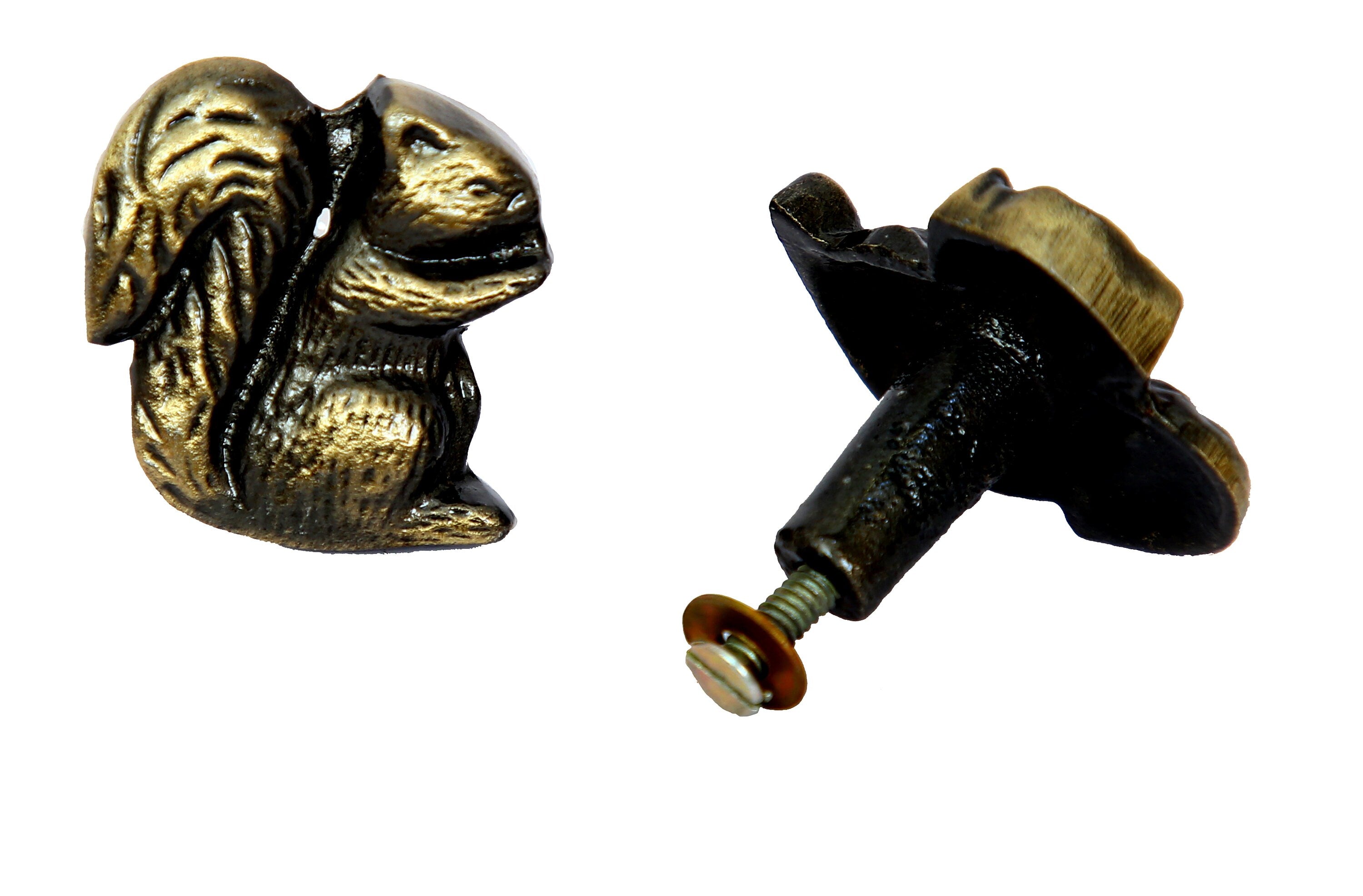 Cast Iron Animal Cabinet Knobs – Rustic Drawer Pulls