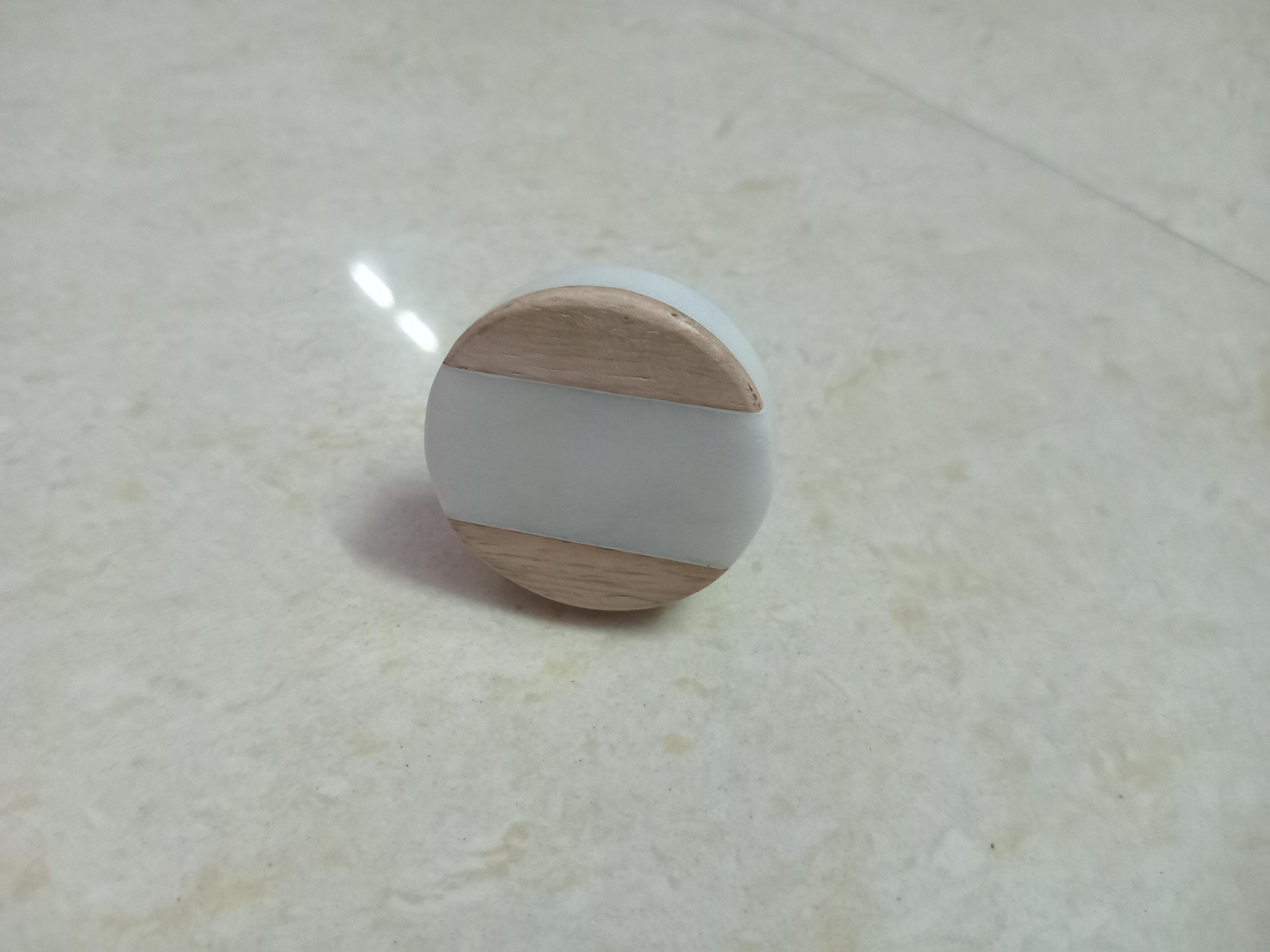 White Marble / Wood Cabinet Drawer Pull Decorative Wardrobe Cupboard Door Handle // stone knobs
