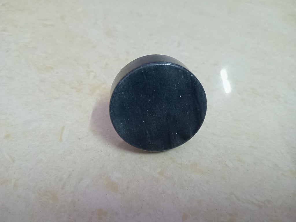 Black Marble Cabinet Drawer Pull Decorative Wardrobe Cupboard Door Handle // stone knobs