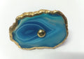 Turquoise Agate Cabinet Drawer Pull Decorative Wardrobe Cupboard Door Handle