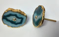 Green Agate Cabinet Knob, Drawer Pull