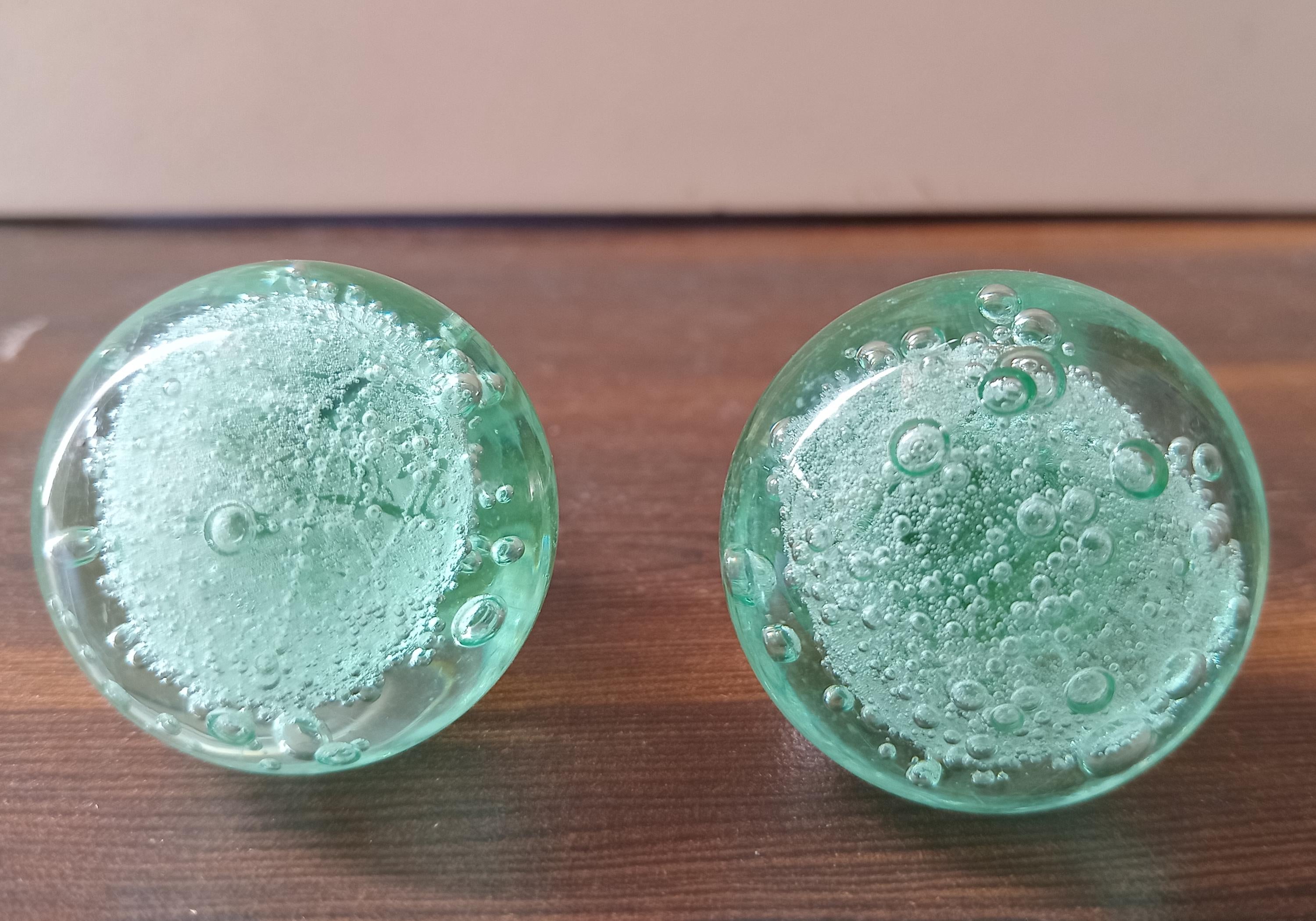 Light Green Glass Knobs – Cabinet Drawer Pulls for Dresser and Kitchen