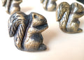 Squirrel Cabinet Knob Antique Finish Woodland Animal Drawer Pull Rustic Hardware